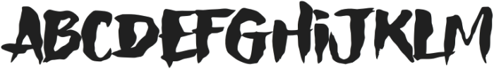 Spooked otf (400) Font LOWERCASE