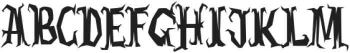 Spooky BrancH Regular otf (400) Font UPPERCASE
