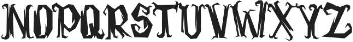 Spooky BrancH Regular otf (400) Font UPPERCASE