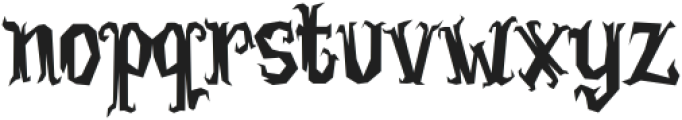 Spooky BrancH Regular otf (400) Font LOWERCASE