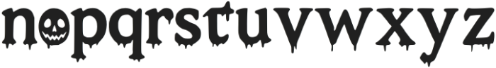 Spooky Extra otf (400) Font LOWERCASE