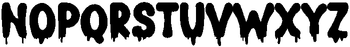Spooky Halloween Regular otf (400) Font LOWERCASE