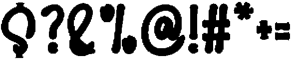 Spooky Home Regular otf (400) Font OTHER CHARS