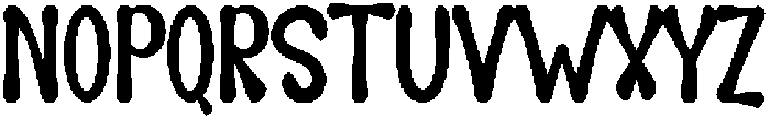 Spooky Home Regular otf (400) Font UPPERCASE