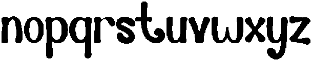 Spooky Home Regular otf (400) Font LOWERCASE
