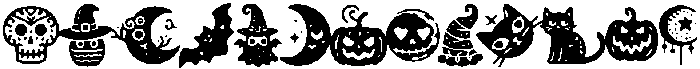 Spooky House Regular otf (400) Font LOWERCASE