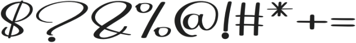 Spooky Minimalist Regular otf (400) Font OTHER CHARS