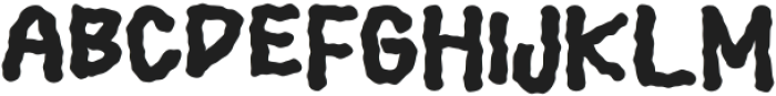 Spooky Moment Regular otf (400) Font UPPERCASE