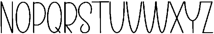 Spooky Night Regular otf (400) Font LOWERCASE
