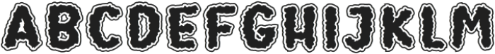 Spooky Party Bold Bold otf (700) Font UPPERCASE