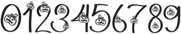 Spooky Pumpkin Two Regular otf (400) Font OTHER CHARS