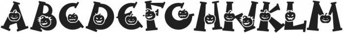 Spooky Pumpkin alternates 2 Regular otf (400) Font UPPERCASE