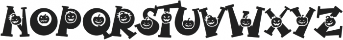 Spooky Pumpkin alternates 2 Regular otf (400) Font UPPERCASE