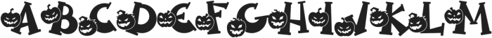 Spooky Pumpkin titling Regular otf (400) Font UPPERCASE