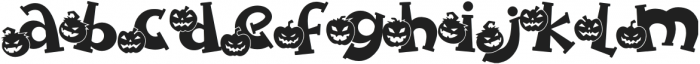 Spooky Pumpkin titling Regular otf (400) Font LOWERCASE