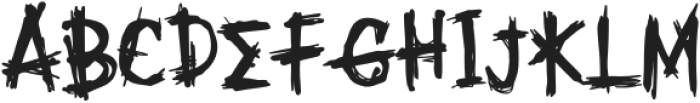 Spooky Punk otf (400) Font UPPERCASE