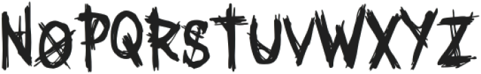 Spooky Punk otf (400) Font UPPERCASE