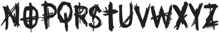 Spooky Punk otf (400) Font LOWERCASE