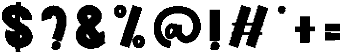Spooky Regular otf (400) Font OTHER CHARS