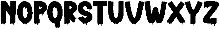 Spooky Regular otf (400) Font UPPERCASE