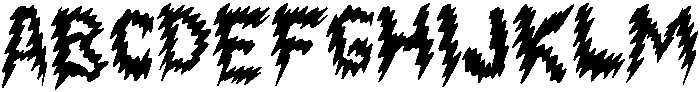 Spooky Regular otf (400) Font UPPERCASE
