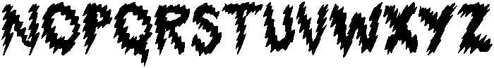 Spooky Regular otf (400) Font UPPERCASE