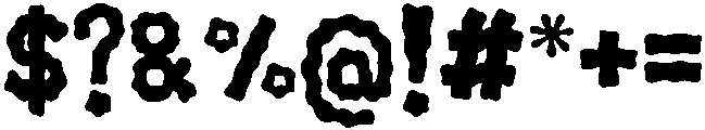 Spooky Regular otf (400) Font OTHER CHARS
