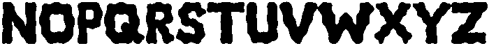 Spooky Regular otf (400) Font LOWERCASE