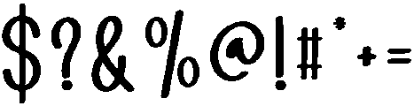 Spooky Regular otf (400) Font OTHER CHARS