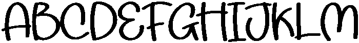 Spooky Regular otf (400) Font UPPERCASE