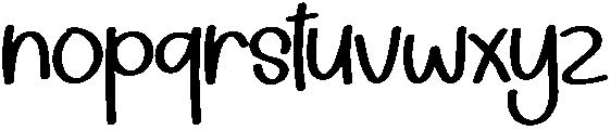 Spooky Regular otf (400) Font LOWERCASE