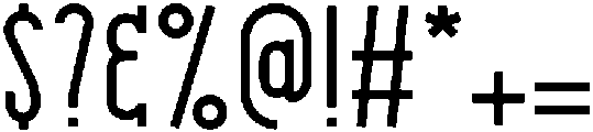 Spooky Regular otf (400) Font OTHER CHARS