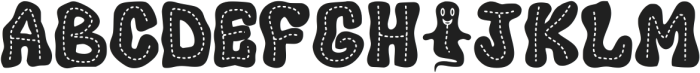 Spooky Regular ttf (400) Font UPPERCASE