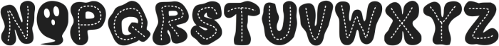 Spooky Regular ttf (400) Font UPPERCASE