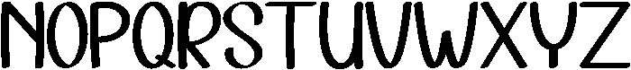 Spooky  Scary Regular otf (400) Font LOWERCASE
