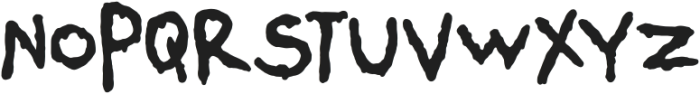 Spooky Scribble otf (400) Font LOWERCASE