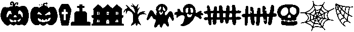 Spooky Season Regular otf (400) Font LOWERCASE