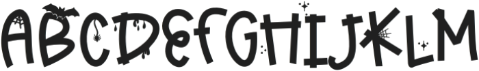 Spooky Szn Regular otf (400) Font UPPERCASE