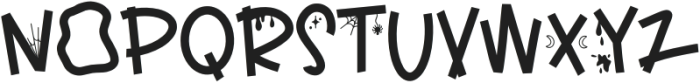 Spooky Szn Regular otf (400) Font UPPERCASE