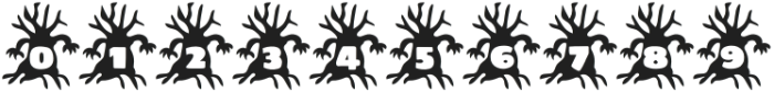 Spooky Tree Regular otf (400) Font OTHER CHARS