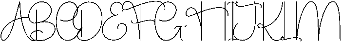 Spooky Vintage Regular otf (400) Font UPPERCASE