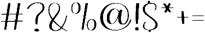 Spooky Vintage Regular otf (400) Font OTHER CHARS