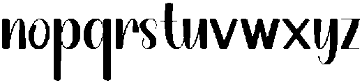 Spooky Vintage Regular otf (400) Font LOWERCASE