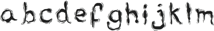 Spooky Wobbles Regular otf (400) Font LOWERCASE