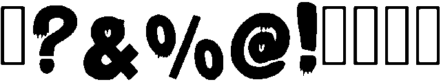 Spooky Zombies Regular otf (400) Font OTHER CHARS
