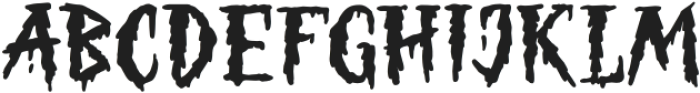 SpookyTrick-Regular otf (400) Font UPPERCASE