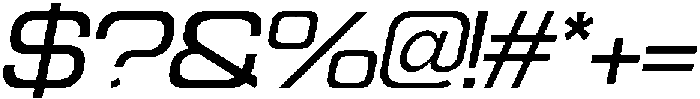 Sport Break Italic ttf (400) Font OTHER CHARS