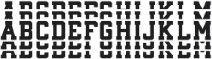 SportStacked-Regular otf (400) Font UPPERCASE