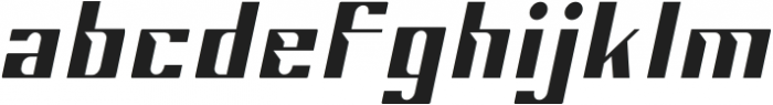 Sportage ExtraLight Italic otf (200) Font LOWERCASE