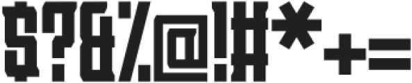 Sportecs-Bold otf (700) Font OTHER CHARS